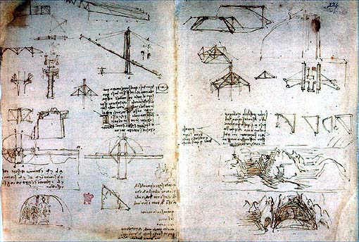 Leonardo da Vinci ,un foglio del Trattato della Pittura