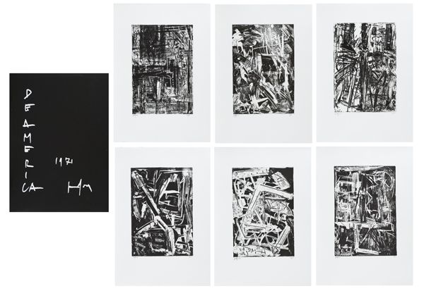 Vedova Emilio – De America (1971) – Acquaforte su carta Goya : Brugherio – Asta Grafica ed Edizioni – III – Galleria Pananti – Casa d’Aste