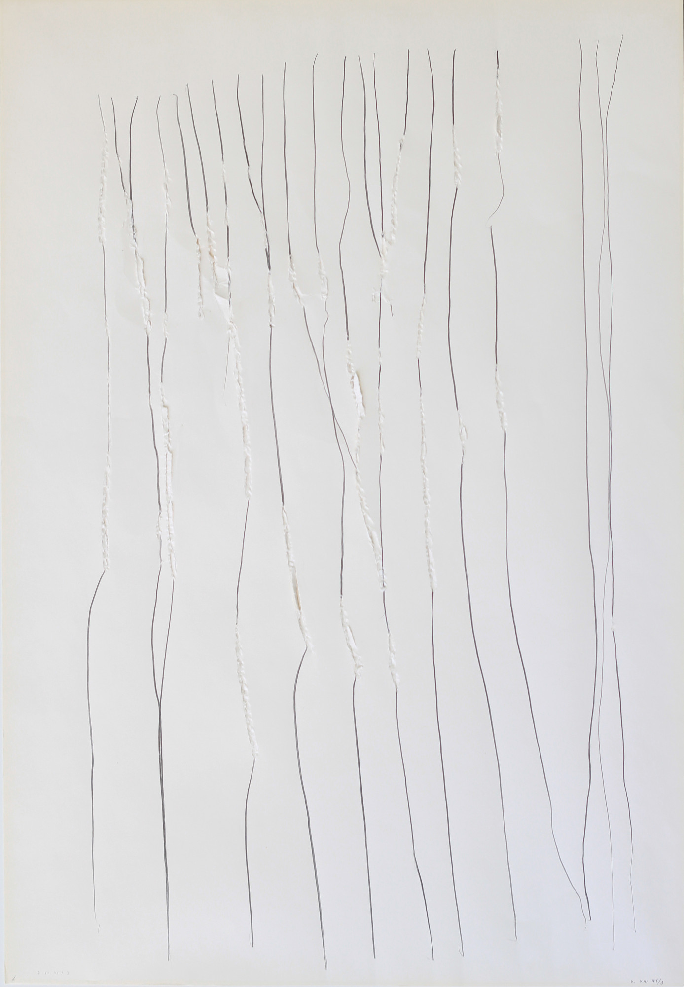 Oskar Holweck – 6 VIII 74/3, 1974 100 x 70 cm torn paper