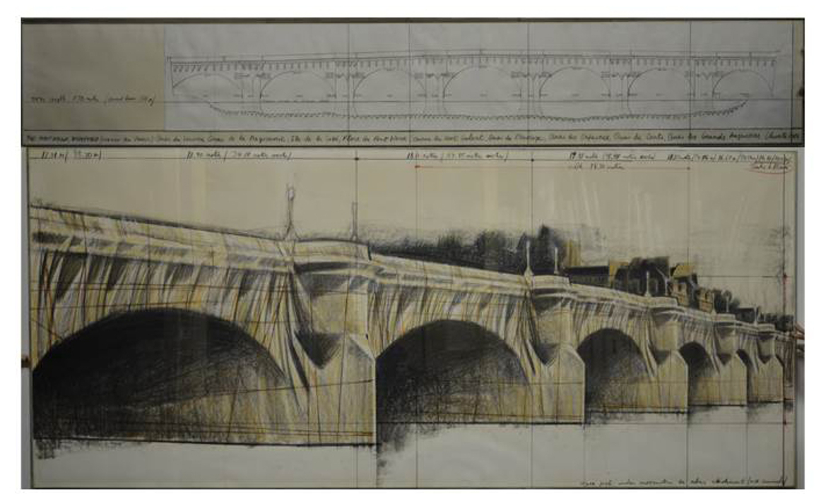 CHRISTO_Pont Neuf Wrapped, Project for Paris