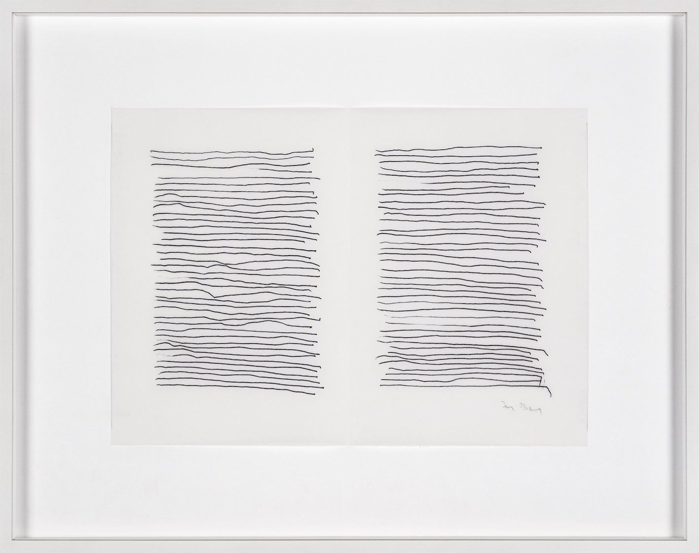 I.Blank, Gehen, Second life D, aprile 2018, pennarello nero su carta trasparente, doppia pagina:black marker on transparent paper, double page, cm.21×29,8 (ph.C.Favero 181020_24_01)LR